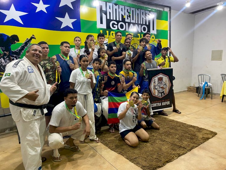 Academia de Judô Contra Vapor Fica em 4º Lugar no Campeonato Goiano de Judô
