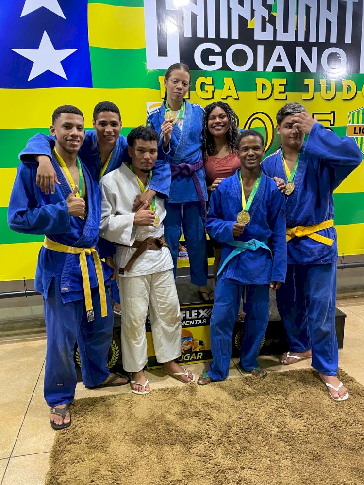 Academia de Judô Contra Vapor Fica em 4º Lugar no Campeonato Goiano de Judô