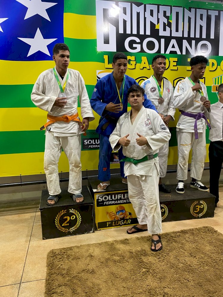 Academia de Judô Contra Vapor Fica em 4º Lugar no Campeonato Goiano de Judô